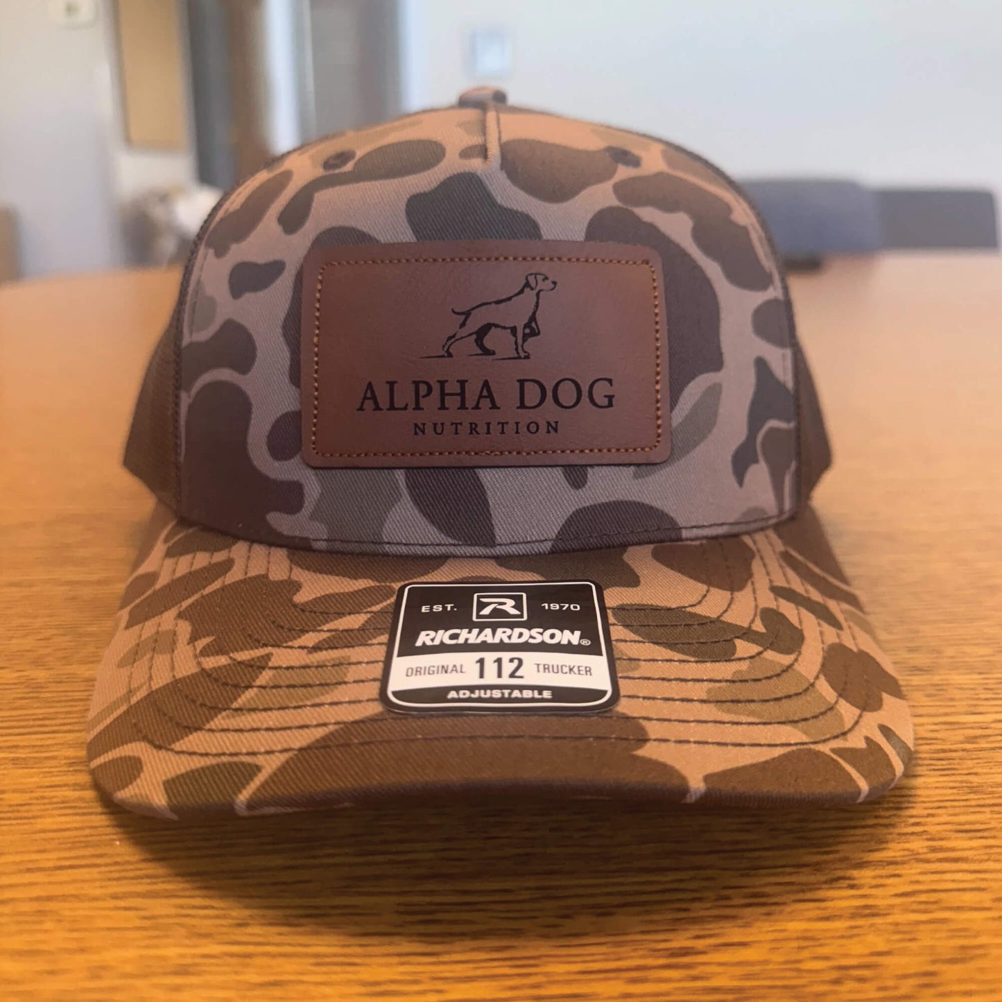 Leather Patch Trucker Hat