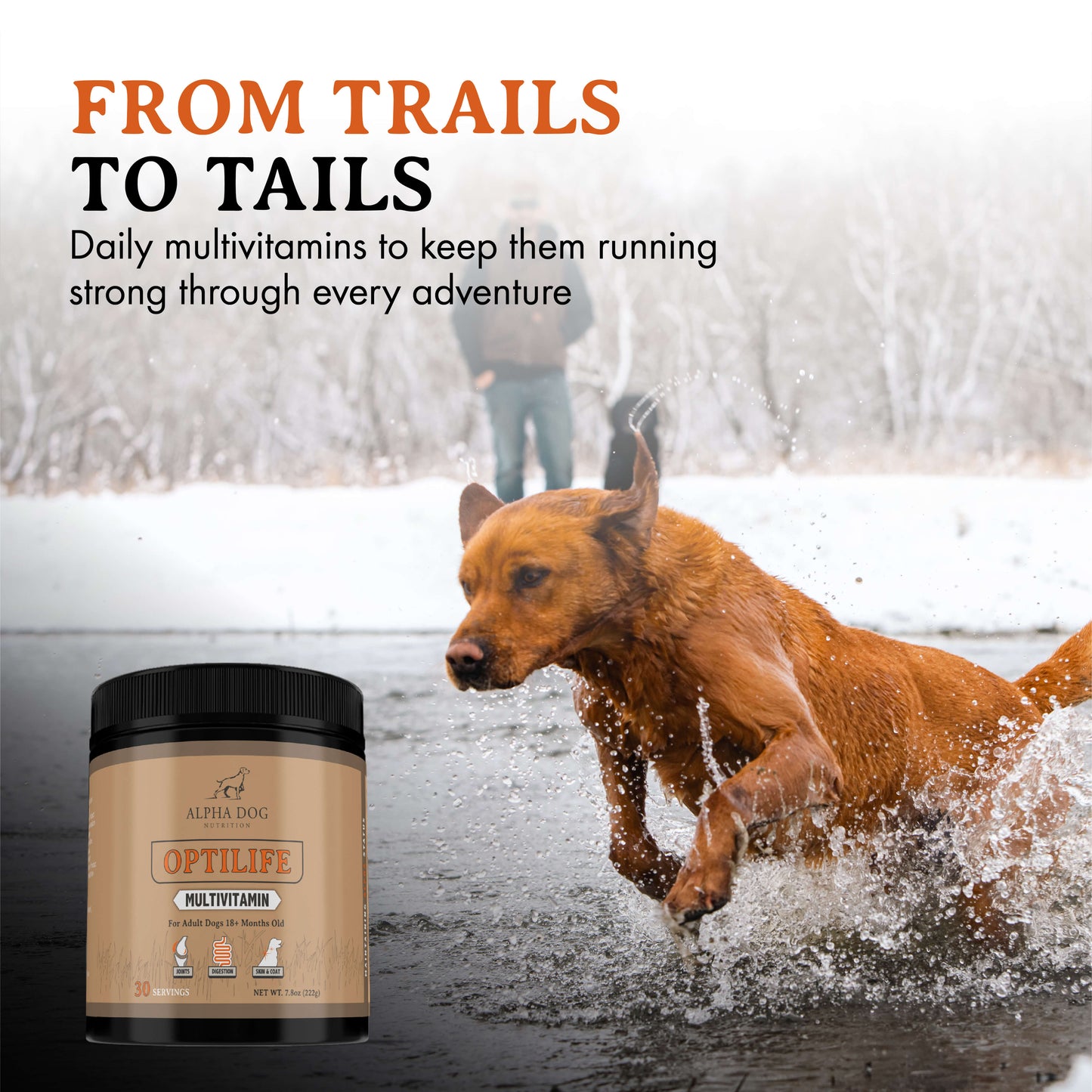 OptiLife Multivitamin for Adult Dogs - 15 Day Free Trial