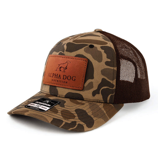 Leather Patch Trucker Hat