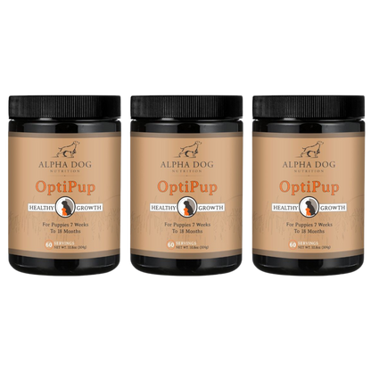 OptiPup Supplement for Puppies - 3 Pack