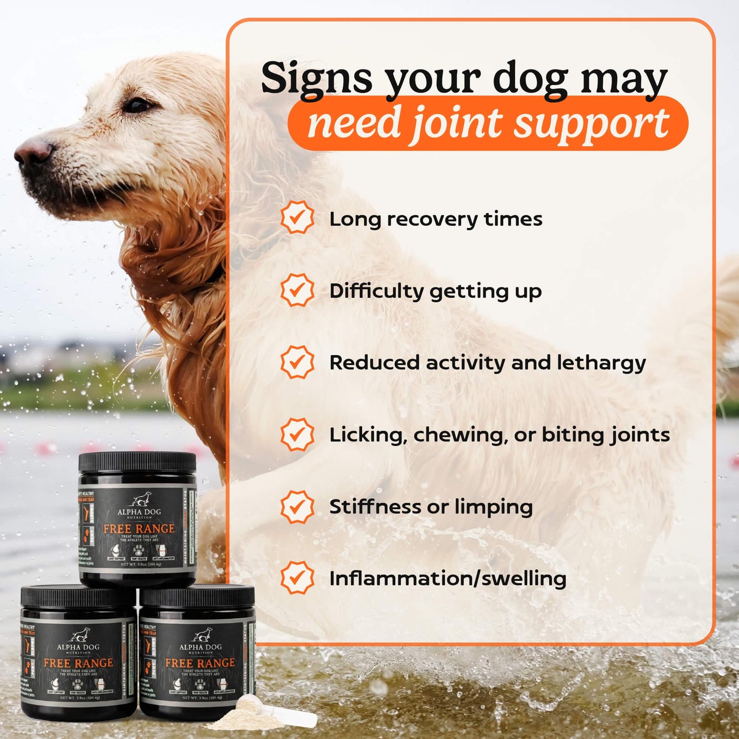 Free Range Joint Supplement For Dogs